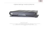 Operating Instructions - Parksafe Automotive · 2019. 10. 29. · Operating Instructions 8CH HD DVR Thank you for using our DVR. Please read this User’s Manual carefully to ensure