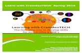 Learn with CramdenTECH Spring 2016 · uild eLearning apacity on a Shoestring udget oardPASS 365—Governance Management System from ramdenTEH Growing a ommunity Enterprise harity