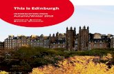 TIE Press Pack Summer-Autumn 2019 - Edinburgh … · 7.Saycheese A recent survey found Edinburgh Castle is Scotland’s most popularspotforaselfie.Rankedinthetop40ofworldwide ...