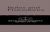 Rules and Procedures - bethdin.org · The Beth Din of America adjudicates disputes in a manner consistent with secular law requirements for binding arbitration so that the resolution
