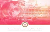 | Kentucky Derby 146 | May 1-2, 2020 · • Complimentary Beer, Wine & Soft Drinks • Lunch Buffet 3rd Floor $1,599 No Accommodations USD PRICING Ticket Package + 3-Night Hotel Stay