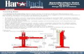 HarBach Specification Data · 2018. 2. 20. · Column height Boom length Vertical under boom (max) Boom effective range 7070 8684 9500 7000 7000 7575 9184 10000 7500 7500 Heavy Duty