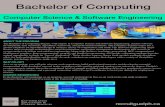 Bachelor of Computing - University of Guelph · 2020. 1. 3. · Software Engineering The Bachelor of Computing Degree, with majors in Computer Science and Software Engineering, teaches