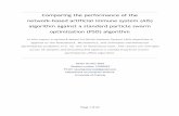 Comparing the performance of the network-based artificial ... · Introduction and problem statement Artificial immune system (AIS) algorithms are a relatively new paradigm in computational