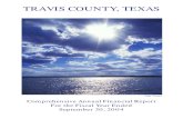 TRAVIS COUNTY, TEXAS · The County encompasses 1,022.1 square miles of which 989.3 square miles (96.8%) is land and 32.8 square miles (3.2%) is water area. The water area comes from