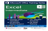 Intermediate - STL · Welcome to your Excel Intermediate training course Quickly summarise multiple tabs of data Turn long lists and reports into easy to read tables Formulas & formatting