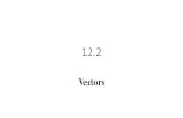 Vectorswziller/math114f13/ch12-2+3.pdf · 12.2 Vectors Quantities like displacement, velocity, and force involve both magnitude and direction (unlike quantities like mass or time).