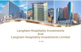 Langham Hospitality Investments And Langham Hospitality ... · 37.5% 8.8% 8.3% 7.2% 6.5% 27.2% 4.5% In 2018, our Customers are Diversified in Terms of both Geography and Customer