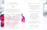 CHRISTMAS PREMIUM LOOSE LEAF TEA AFTERNOON TEAd2e5ushqwiltxm.cloudfront.net/wp-content/uploads/... · Monin Chai Latte Christmas Afternoon Tea: $54 Champagne Christmas Afternoon Tea: