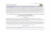 FY 2016 National Criminal History Improvement Program (NCHIP) · 2016. 2. 11. · Overview BJS is publishing this notice to announce the continuation of the National Criminal History