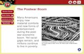 The Postwar Boom - WordPress.com · Social Unrest Persists Truman Supports Civil Rights •African Americans, especially veterans, demand ... state roads link cities, suburbs to schools,