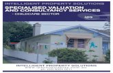 SPECIALISED VALUATION AND CONSULTANCY SERVICES · VALUATION AND CONSULTING 2 Intelligent Property Solutions (IPS) is an independent property advisory firm which delivers high quality