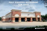 FULLY EQUIPPED RESTAURANT FOR LEASE€¦ · › SEQ Highway 6 & Sienna Parkway › Main entrace to Sienna Plantation (10,500 Acre Top Selling Master Planned Community) › Shadowed