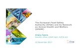 The European Food Safety Authority (EFSA) and its …...10 November 2017 The European Food Safety Authority (EFSA) and its Network on Animal Health and Welfare (AHAW) Chiara Fabris