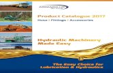 Hydraulic Machinery Made Easy · Lubrication & Hydraulics Product Catalogue 2017 Hose I Fittings I Accessories Hydraulic Machinery Made Easy. Dear Customer, Welcome to the Armadillo