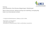 Adrie Boshuizen, Horti Bureau Wageningen, Niederlande · 3. Tagung Krankheitsprognose Obstbau am 29.11.2016 Organisation und Tagungsort: Julius Kühn-Institut (JKI), Fachinstitut
