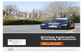 Driving Instructor Training Brochure · Ian Sharpe Driving Instructor with Bill Plant Driving School • Completed Part 1, Part 2 and Part 3 in 12 weeks after opting for our Intensive