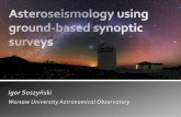 Warsaw University Astronomical Observatory · IAU GA 2015, Focus Meeting 17, Advances in Stellar Physics from Asteroseismology August 14, 2015 12 OGLE (Optical Gravitational Lensing