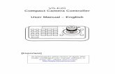 VS-K20 Compact Camera Controller User Manual English · 2020. 5. 30. · The mini Compact Camera Controller is a full-function system keyboard. With features of ergonomic design,