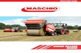 ROUND BALERS RANGE - Maschio Gaspardo · 2019. 2. 27. · Variable belt chamber High capacity pick up Pressure control unit Automatic chain oiling Adjustable drawbar Extreme adaptability