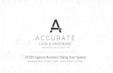 LR -SDS Ligature Resistant Sliding Door System · LR -SDS LIGATURE RESISTANT SLIDING DOOR SYSTEM SEAMLESS Concealed track system hangs a 1 7¤ 8ó thick door with minimal surface