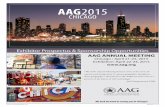 AAG2015 - American Association of Geographers · “The AAG Annual Meeting features some of the most ad-vanced work being done in various geographic disciplines. Since geography is