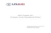 ADS Chapter 201: Program Cycle Operational Policy · Program Planning (PPL/SPP) establishes and oversees the implementation of policies and procedures for USAID Missions and, as relevant,