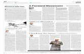 Restore tele ties Weekend Comment A Forward Movement or go ...epaper.greaterkashmir.com/epaperpdf/972016/972016-md-hr-10.pdf · lines from Haseeb Drabu’s article ‘Reviving Dal