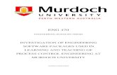 ENG 470 - Murdoch University · 2018. 9. 7. · toolboxes, test and measurement toolboxes, and database access and reporting toolboxes [9]. MatLab and add-on toolboxes are integrated