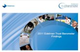 2011 Edelman Trust Barometer Findings - The Edelman Trust Barometer in retrospect 2001 Rising Influence