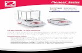 Pioneer Series - Test Equipment Depot€¦ · Pioneer® Series Analytical and Precision Balances Outline Dimensions Precision and Analytical Models Precision Models Analytical Models