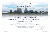 Indiana Trial Lawyers Association · years. After college, Kent joined his two older sisters in Chicago. He attended Loyola University Chicago School of Law, and graduated in 2015.