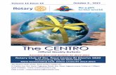 Volume 15 Issue 15 October 9 , 2015 - WordPress.com · fully funded fellowships to study at our Rotary Peace Centers. In just over a decade, the Rotary Peace Centers have trained