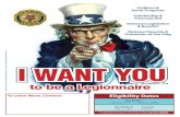 Uncle Sam Recruitment Flyer - legion.org · To Learn More, Contact: Children & Youth Programs Scholarship & Financial Aid Veterans Legislation & Beneﬁts National Security & Protection