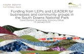 Funding from LEPs and LEADER for businesses and community ... · Districts, rural parts of Hayling Island £1.492m Central Sussex (CS) Rural parts of Horsham, Lewes and Mid-Sussex