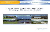Land Use Planning for Solar Energy: Resource Guide Center/N-R/Planning...Land Use Planning for Solar Energy: Resource Guide Photo Credit (from top left to bottom right): Sunation Solar,