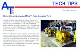 Motor Circuit Analysis (MCA™) Data Analysis Tip 3€¦ · Our last two MCA data analysis tips stated that it is not uncommon for new users that begin a MCA motor testing program