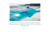 Chrome River Account Code Reference Guide for AP Check Request river... · 7/25/2017  · Chrome River Account Code Reference Guide for AP Check Request . July 25, 2017 . PAGE 1 .