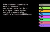 Humanitarian inclusion standards for older people and ...€¦ · humanitarian actors must respond in a way that considers the needs of all people affected by a crisis as they determine