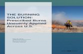 THE BURNING SOLUTION: Prescribed Burns Unevenly Applied Across U.S. - Climate Central · 2019. 5. 24. · Federal agencies are lagging in their use of prescribed burns to reduce fuel