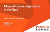 Advanced Business Applications for the Cloud: Pacific ...media.progress.com/exchange/2014/slides/workshop_rollbase-advan… · Custom UI Control – jQuery Plugin ... jQuery Plugin