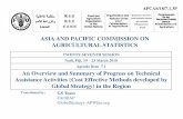 ASIA AND PACIFIC COMMISSION ON AGRICULTURAL STATISTICS · 2018. 5. 28. · project to modernize the statistics system. 2. This project includes a case study on Horticulture and Estate