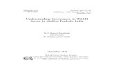 Understanding Governance in WASH Sector in Andhra Pradesh ... · Understanding Governance in WASH Sector in Andhra Pradesh, India M.V. Rama Chandrudu, Safa Fanaian and R. Subramanyam