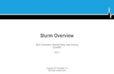 Slurm Overview SchedMD SC17 · Copyright 2017 SchedMD LLC  Plugins Dynamically linked objects loaded at run time based upon configuration file and/or user options