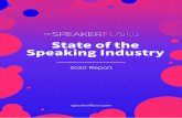 Speaking Industry State of the - Moving on, in addition to sales, the speaking industry thrives on marketing.