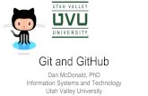 Git and GitHub€¦ · Git Branches Git Rebasing Distributed Version Control. Git and GitHub GitHub is a code hosting platform for version control and collaboration ... Git repository