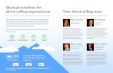 Strategic solutions for direct-selling organizations Your ...€¦ · Strategic solutions for direct-selling organizations Your direct-selling team The Squire approach to consulting