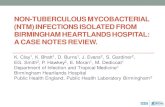 NON-tuberculous mycobacterial infections isolated from ... · British Thoracic Society. Management of opportunist mycobacterial infections: Joint Tuberculosis Committee guidelines