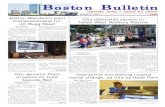 Boston Bulletin · been peaceful tourist attractions and parties for the neighborhood residents, recently many younger participants and teens have been getting into trouble with rowdiness
