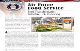 COMMANDER’S UPDATE Air Force Food Service · 2020. 4. 29. · the Mission Essential Food Facilities (MEFF) remains with the Air Force with assistance from Aramark to provide menus